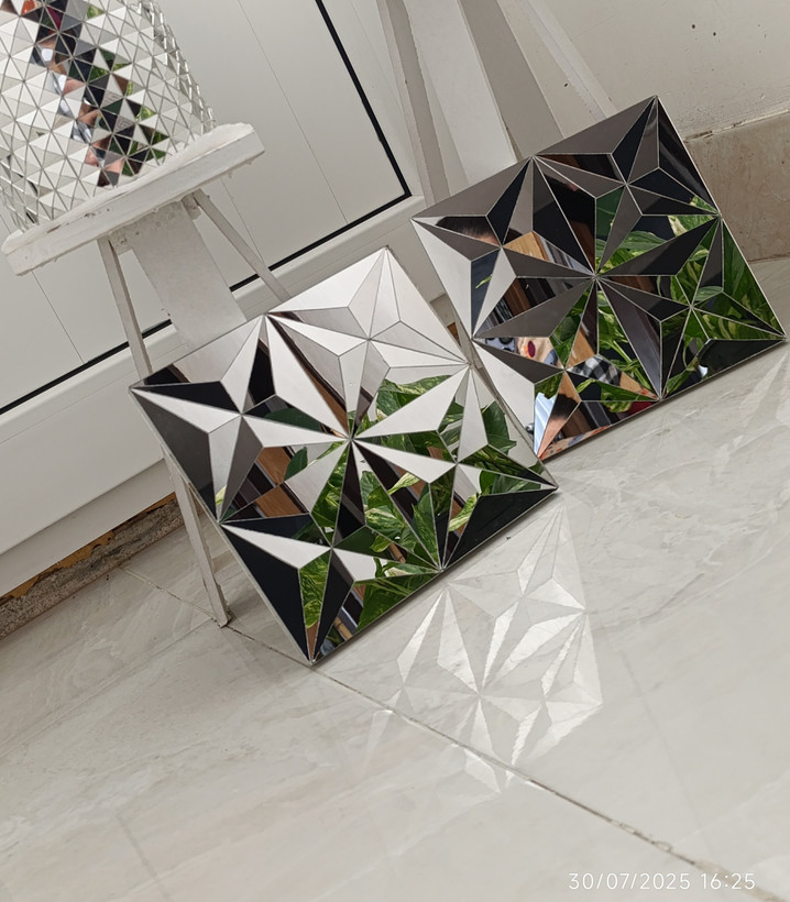 دیوار کوب در ابعاد ۳۳×۳۳ مدل آینه ای یک تیکه
